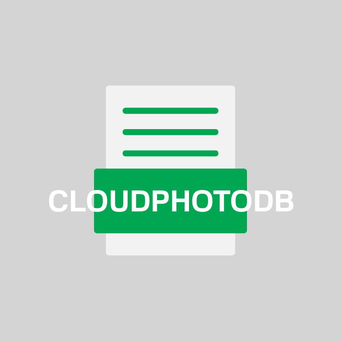 CLOUDPHOTODB Endung