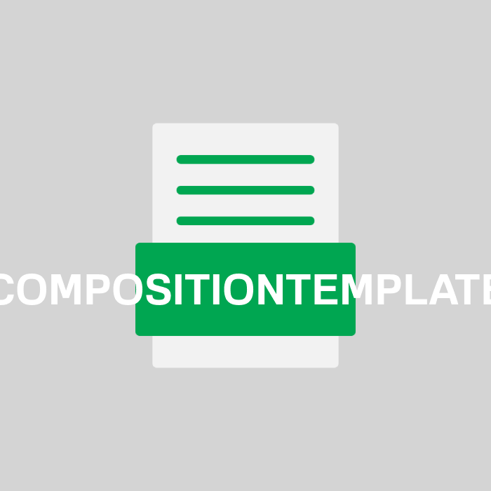 COMPOSITIONTEMPLATE Endung