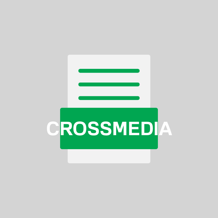 CROSSMEDIA Endung