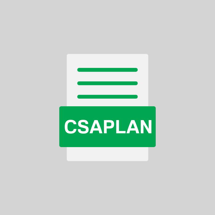 CSAPLAN Endung