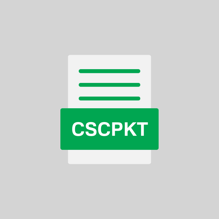 CSCPKT Endung