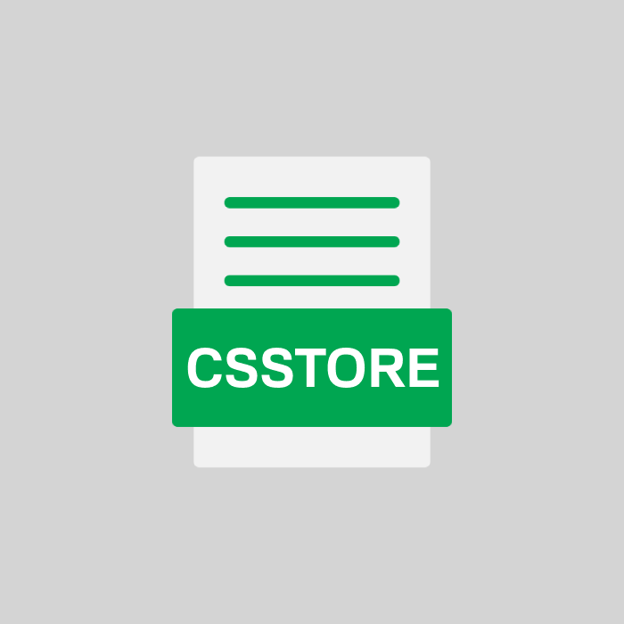 CSSTORE Endung