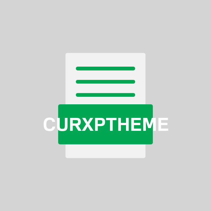 CURXPTHEME Endung