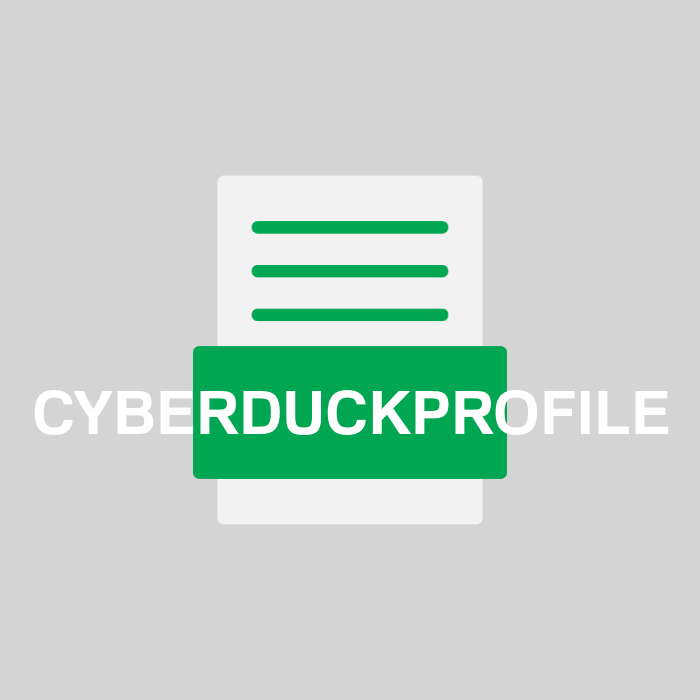 CYBERDUCKPROFILE Endung