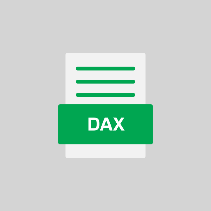 DAX Endung