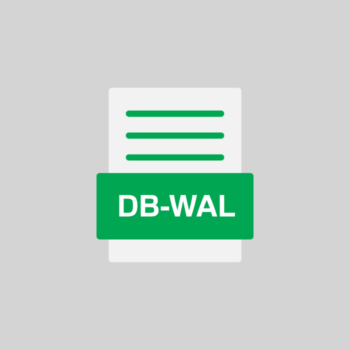 DB-WAL Endung