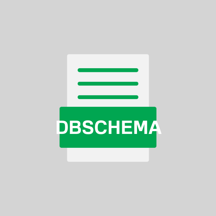 DBSCHEMA Endung