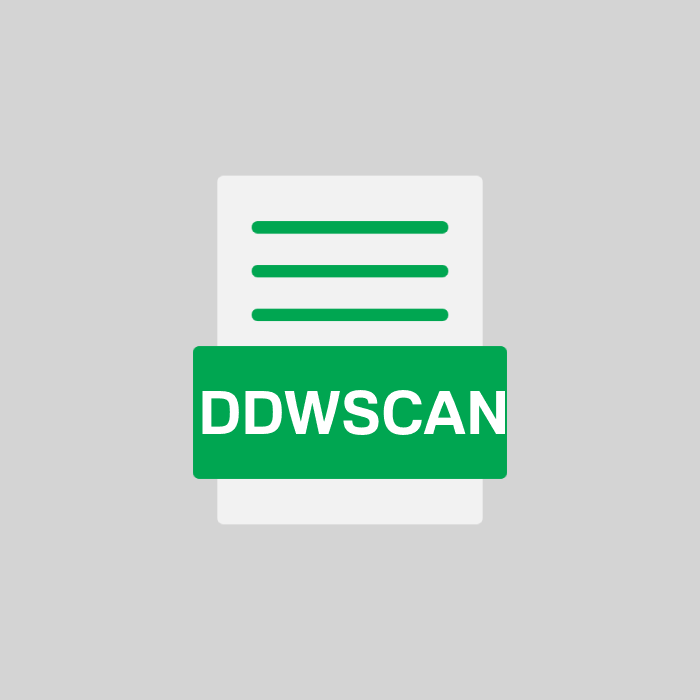 DDWSCAN Endung