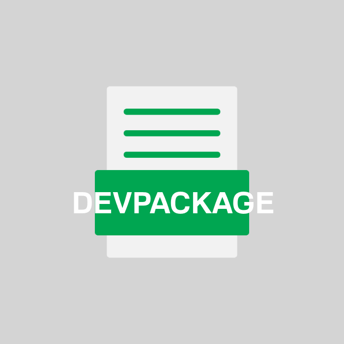 DEVPACKAGE Endung