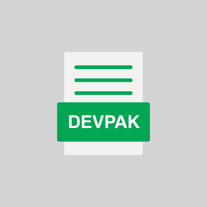 DEVPAK Endung