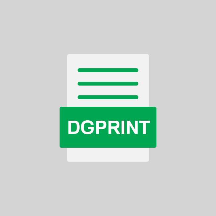 DGPRINT Endung