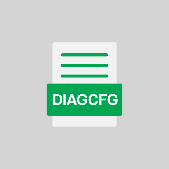 DIAGCFG Endung