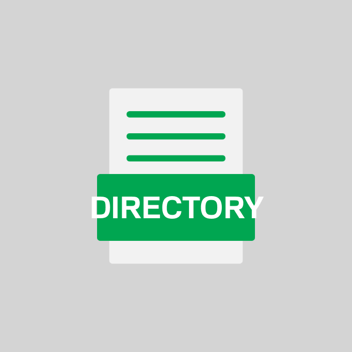 DIRECTORY Endung