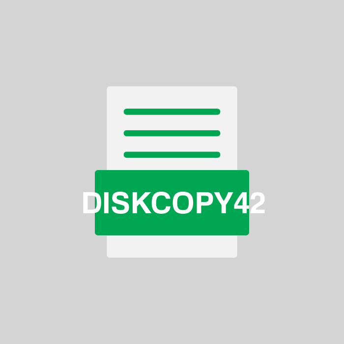 DISKCOPY42 Endung