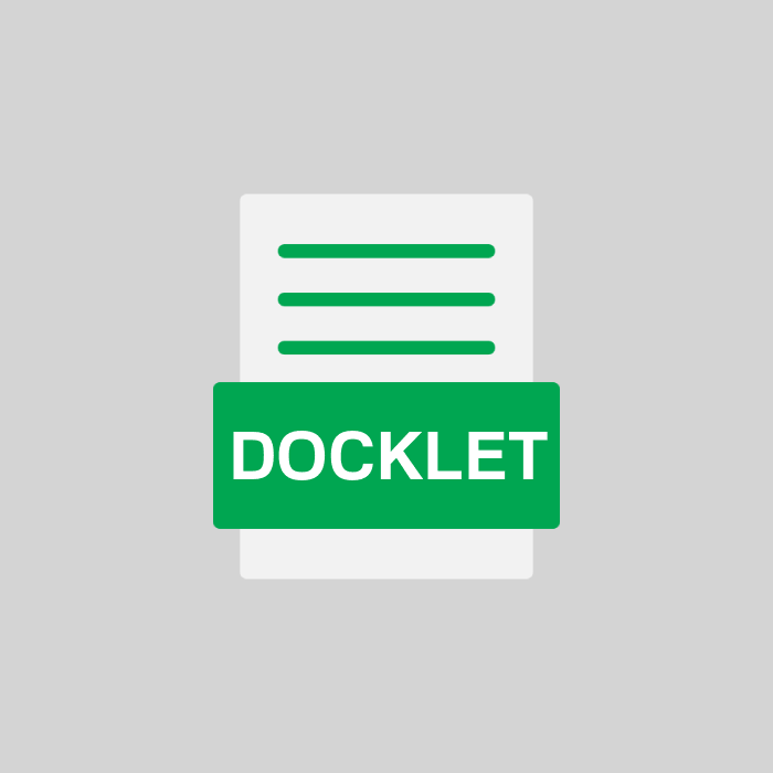 DOCKLET Endung