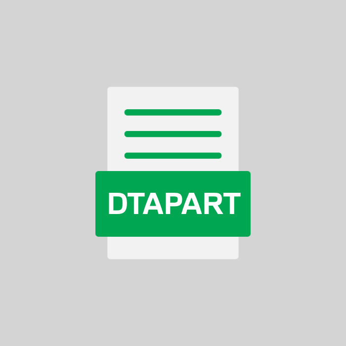 DTAPART Endung