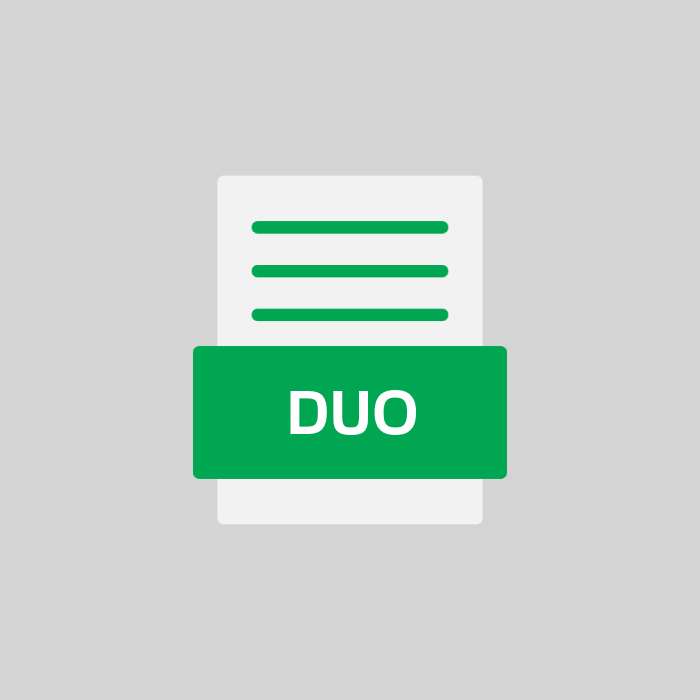 DUO Endung