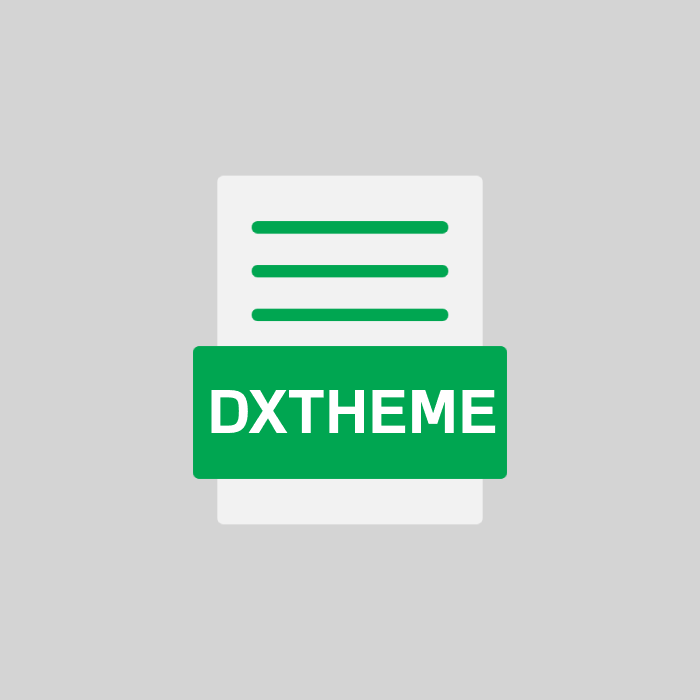 DXTHEME Endung