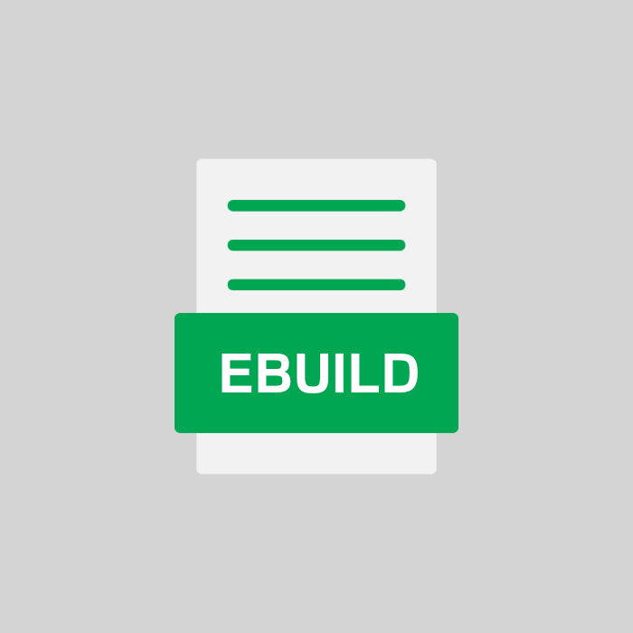 EBUILD Endung