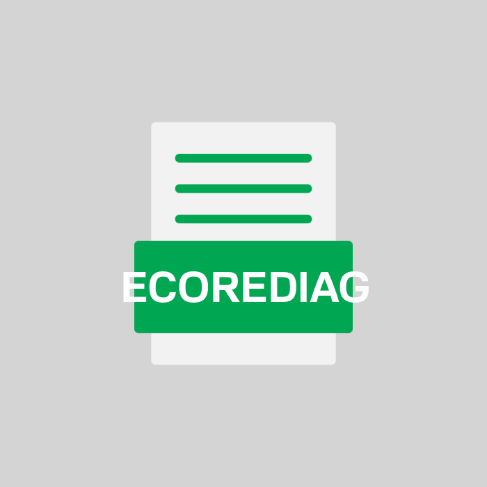 ECOREDIAG Endung