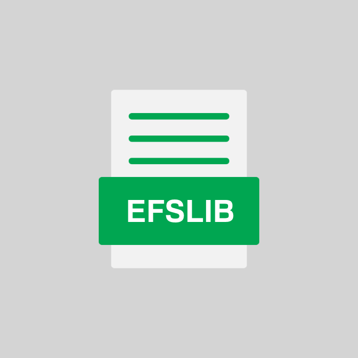 EFSLIB Endung