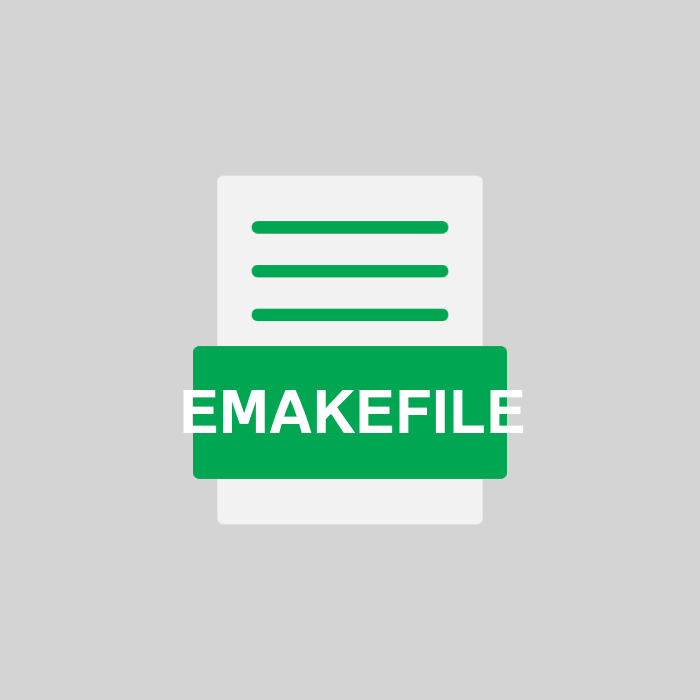 EMAKEFILE Endung