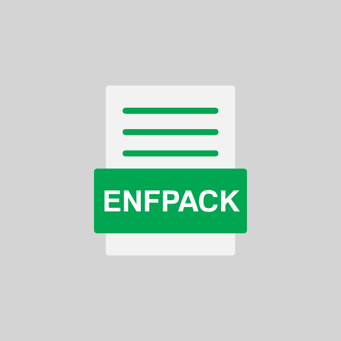 ENFPACK Endung