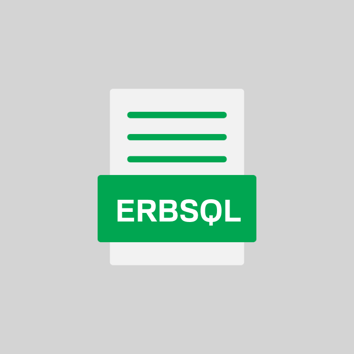 ERBSQL Endung