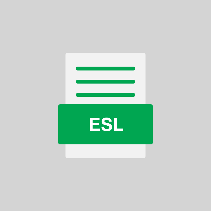 ESL Endung