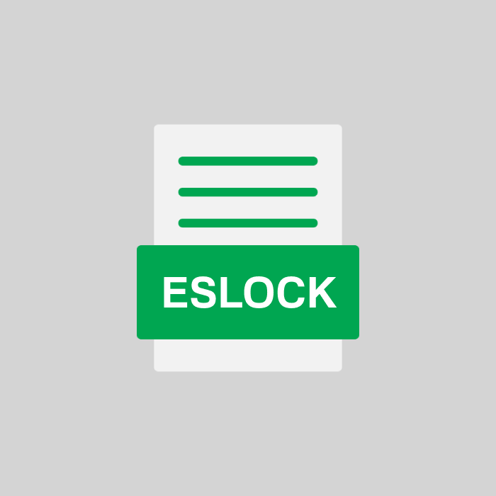 ESLOCK Endung