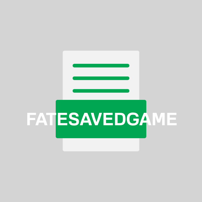 FATESAVEDGAME Endung