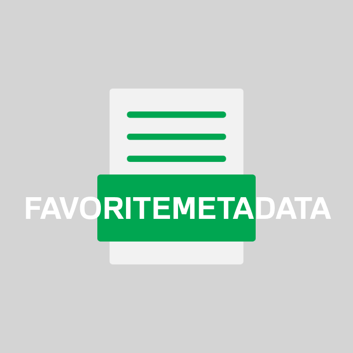 FAVORITEMETADATA Endung