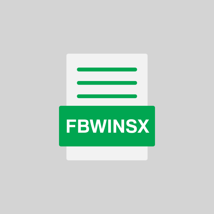 FBWINSX Endung