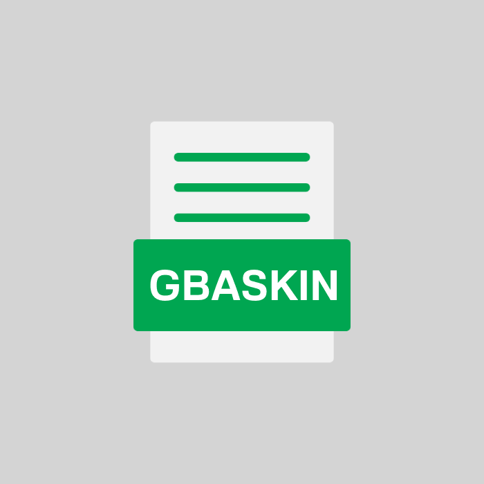 GBASKIN Endung