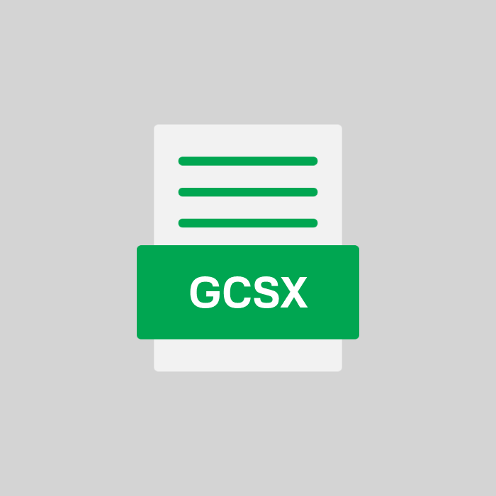 GCSX Endung