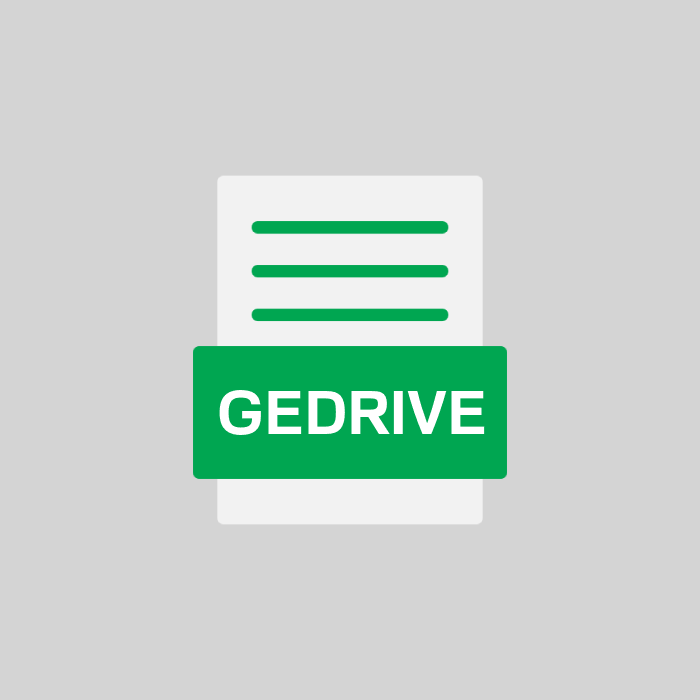 GEDRIVE Endung