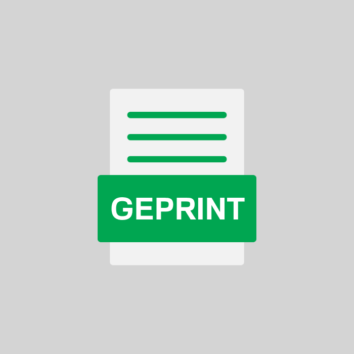 GEPRINT Endung