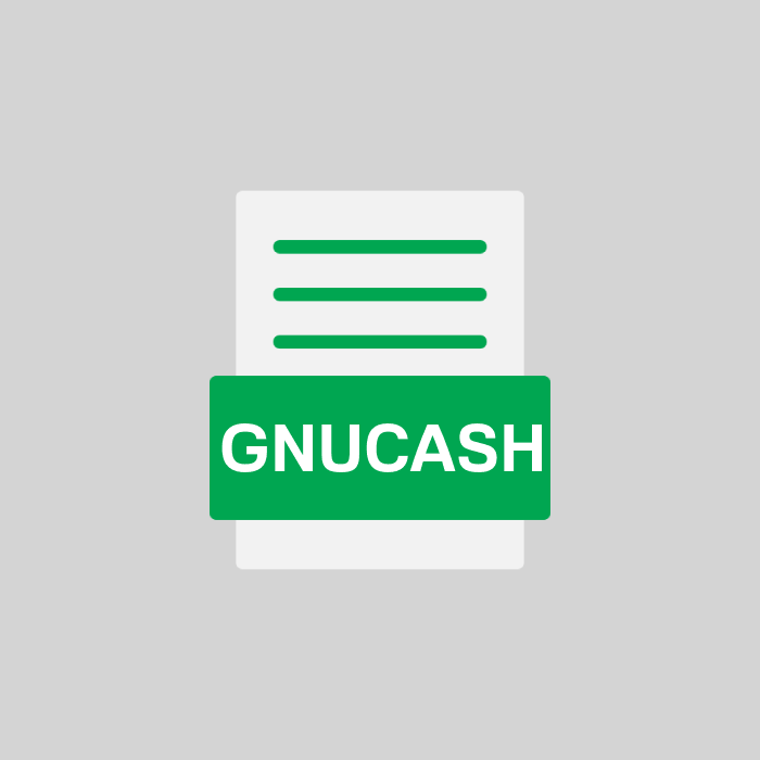 GNUCASH Endung