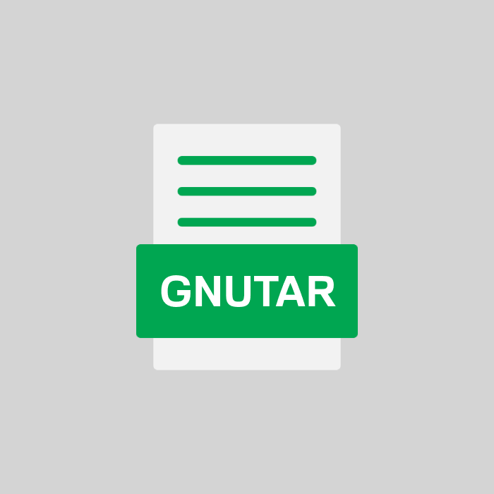 GNUTAR Endung