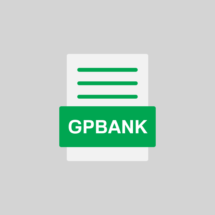 GPBANK Datei