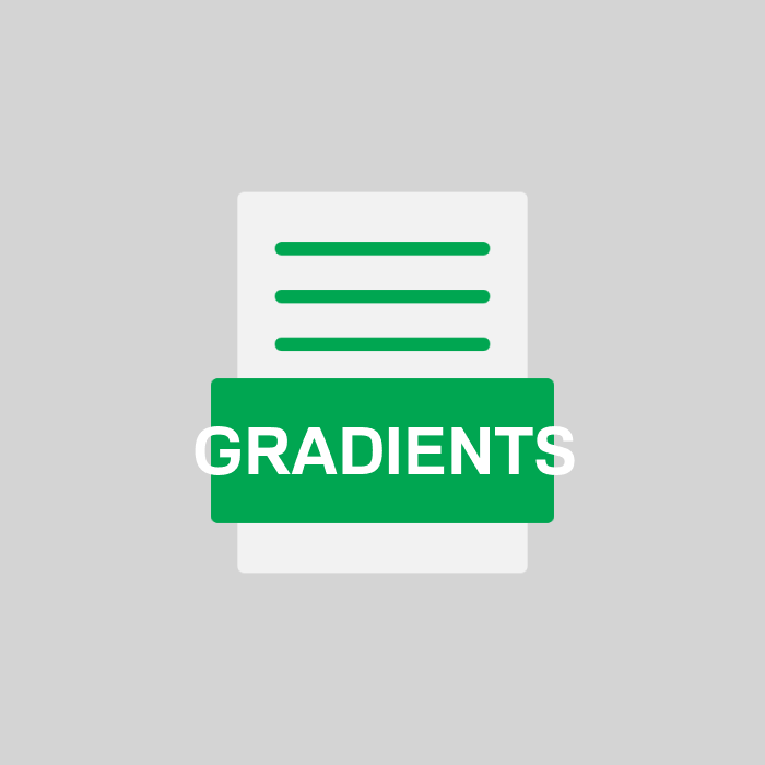 GRADIENTS Endung