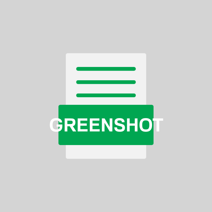 GREENSHOT Endung