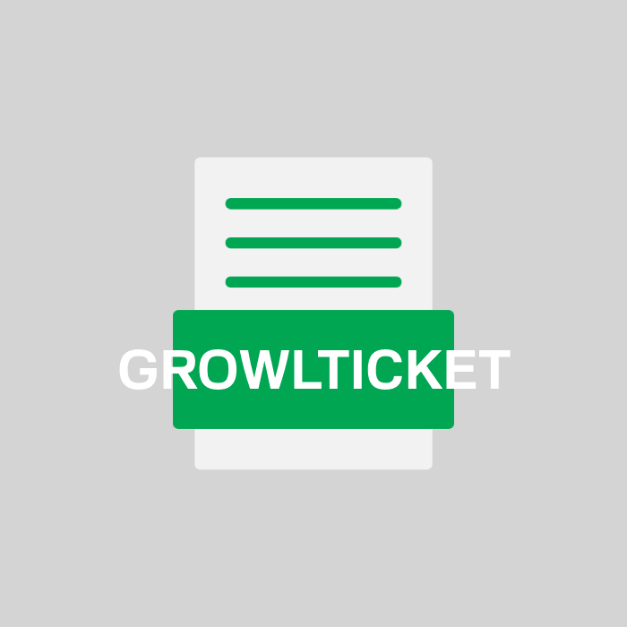 GROWLTICKET Endung