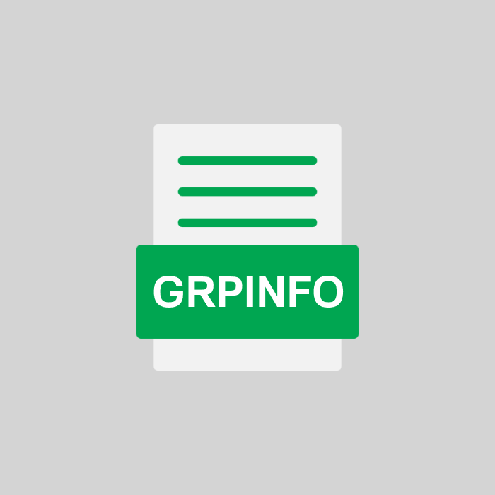 GRPINFO Endung