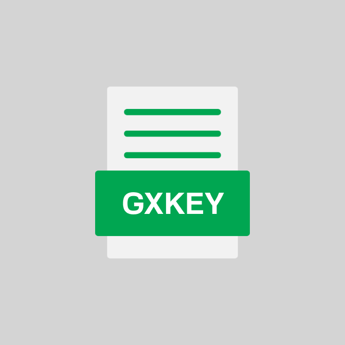 GXKEY Endung