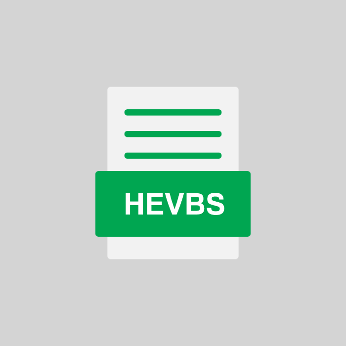 HEVBS Endung