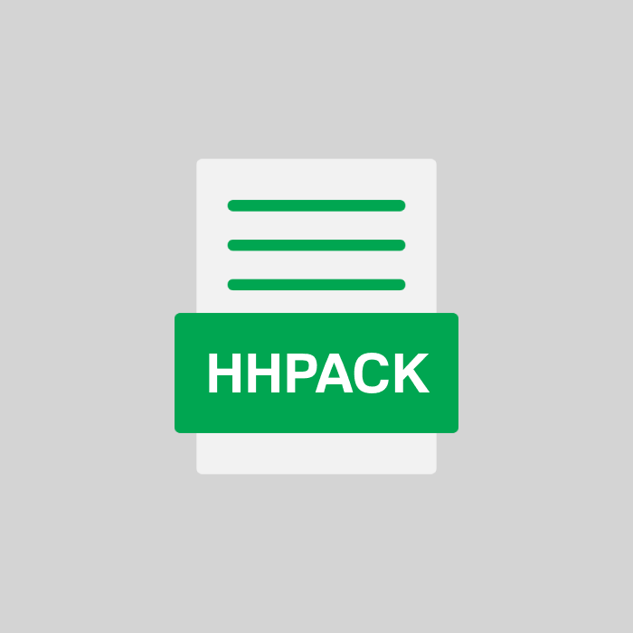 HHPACK Endung