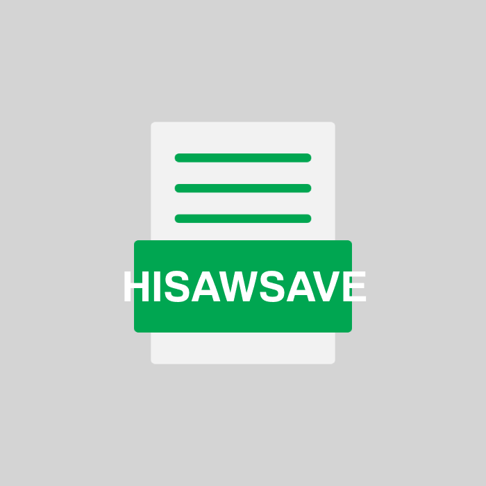 HISAWSAVE Endung