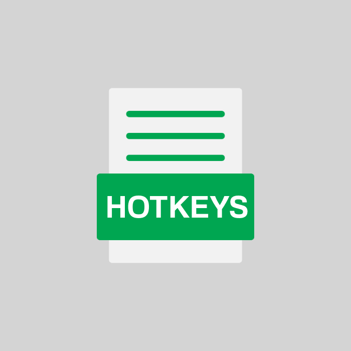 HOTKEYS Endung