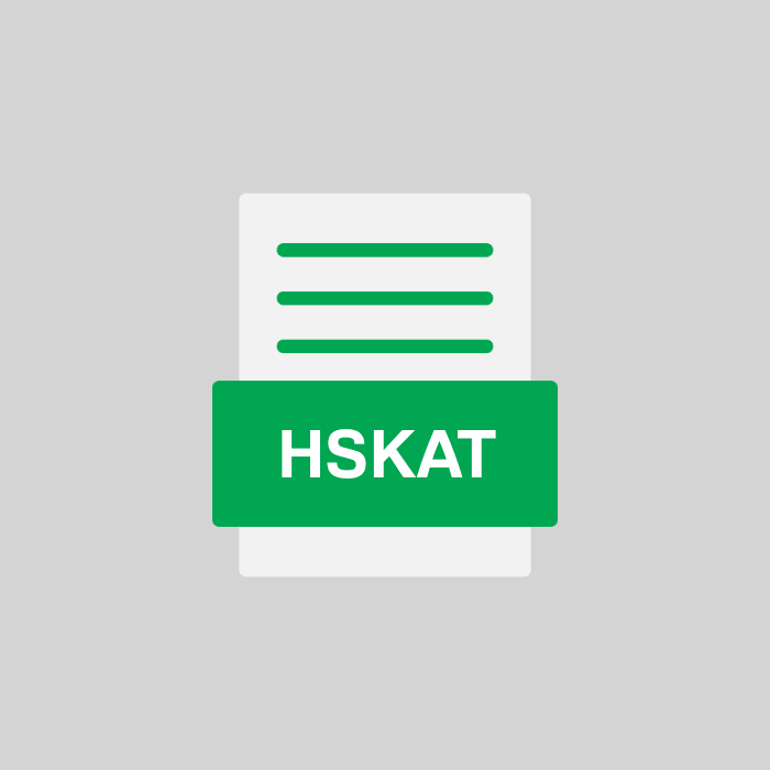 HSKAT Endung